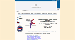 Desktop Screenshot of desertwildlifeservices.com